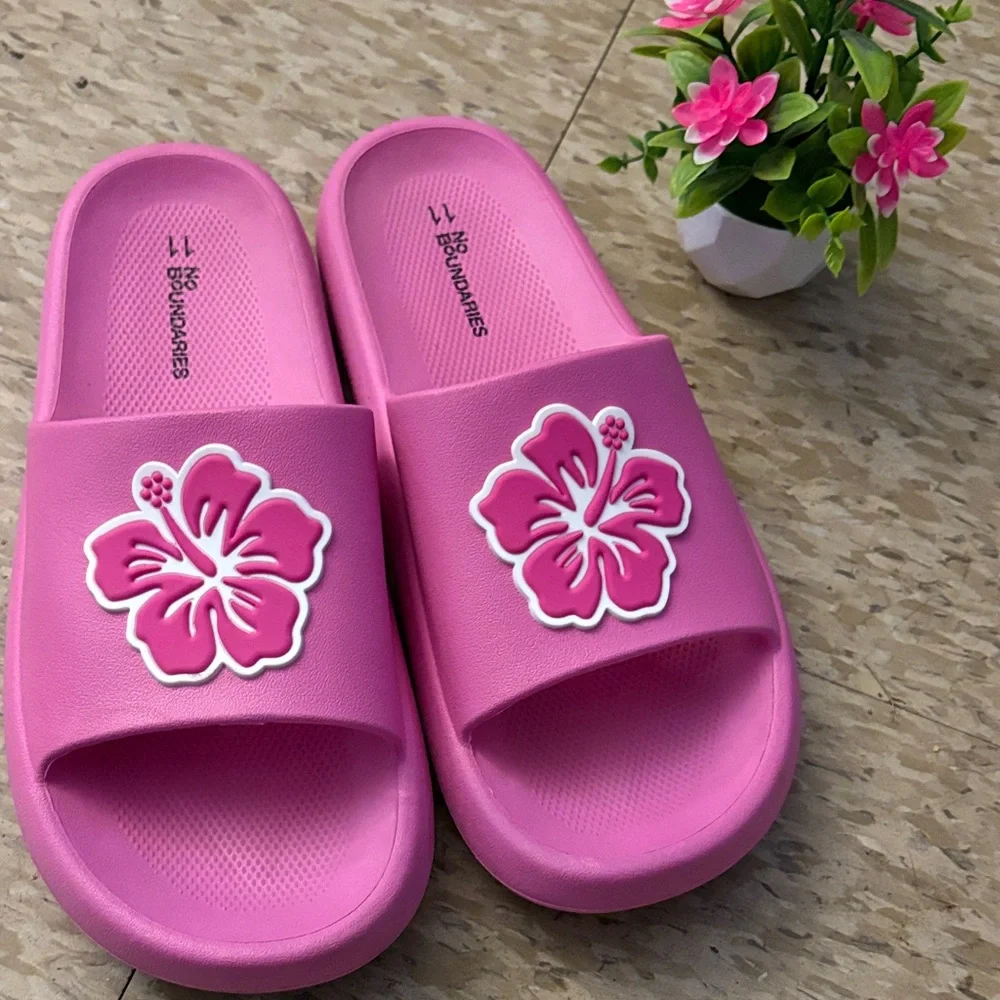 Havaianas Pink Hibiscus Women's Slippers - Picture 3 of 8